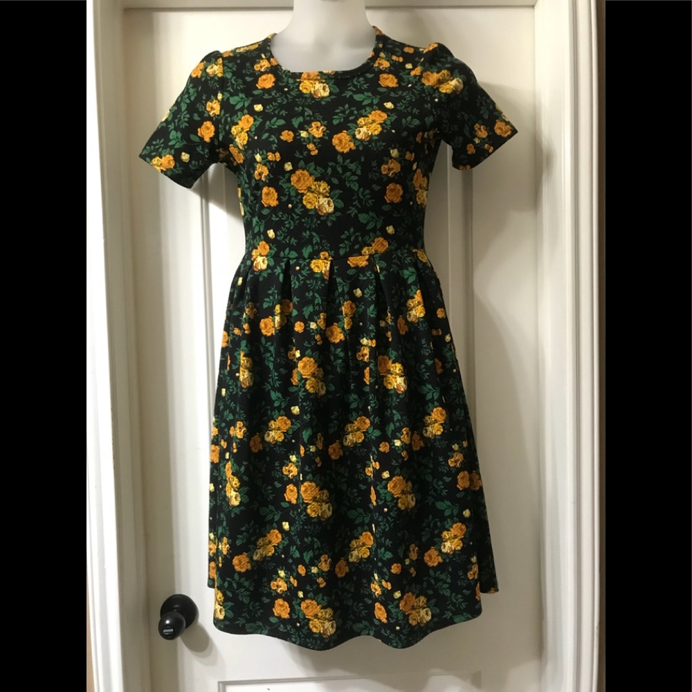 Lularoe Amelia Dress. Size Medium. Worn once!